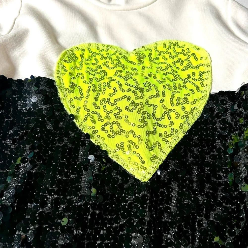Weissman Sequin Dance‎ Costume Outfit. Size XS Child